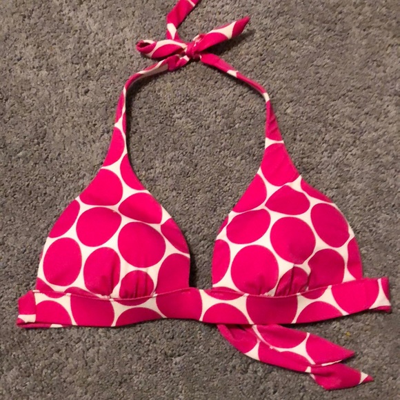 VS Pink Polka Dot Halter Bikini - Picture 2 of 5